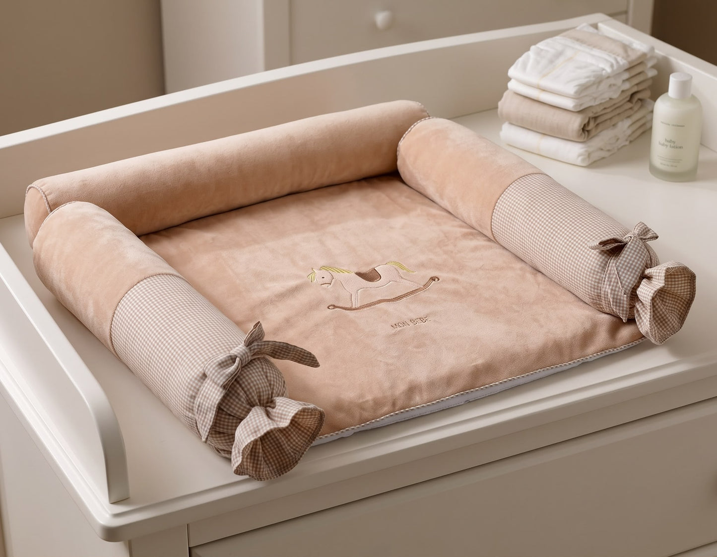 Premium Changing Mat - Biege
