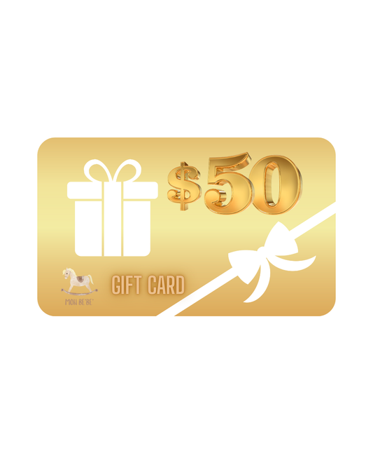 Mon B'eB'e 50$ Gift Card