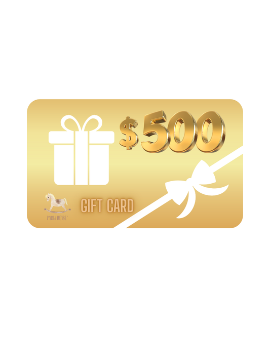 Mon B'eB'e 500$ Gift Card
