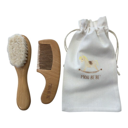 The hairbrush set